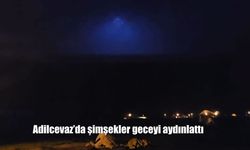 Adilcevaz’da Geceyi Aydınlatan Şimşekler Görsel Şölene Dönüştü
