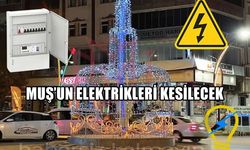 Muşlular gece yarısına dikkat: Elektrik kesintisi yapılacak