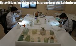 Hatay Müzesi'nin Depremde Zarar Gören Eserleri Erzurum'da Yeniden Hayat Buluyor