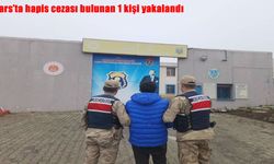 Kars’ta Jandarma Suçlulara Göz Açtırmıyor: Kesinleşmiş Hapis Cezası Bulunan Şahıs Yakalandı