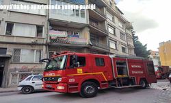 Konya'da Terkedilmiş Apartmanda Korkutan Yangın
