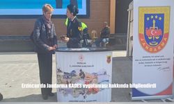 Erzincan’da Kadınlara KADES Uygulaması Anlatıldı: Jandarmadan Bilgilendirme Standı Büyük İlgi Gördü