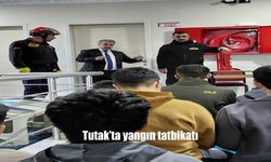 Tutak'ta Yangın Tatbikatı Gerçekleştirildi: Öğrencilere Güvenlik Eğitimi Verildi