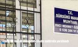 Elazığ’da Muhtara Silahlı Saldırı: Sürsürü Mahallesi Muhtarı Hacı Mehmet Özdemir Yaralandı