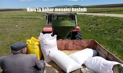 Kars’ta Bahar Ekim Sezonu Başladı: Toprak Tohumla, Umut Emekle Buluştu