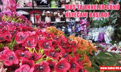Muş’ta çiçekçilerde Anneler Günü yoğunluğu