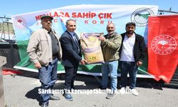Yayıklı Köyü’nde Çiftçilere Ücretsiz Korunga Tohumu Dağıtımı Başladı