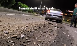 Refüje Çarpan Otomobil Kazaya Neden Oldu, Sürücü Hastaneye Kaldırıldı