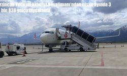 Erzincan Havalimanı’nda Nisan Ayı Yolcu Raporu: 35 Bin 836 Kişiye Ulaşan Hareketlilik