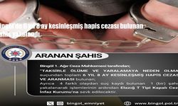 Taksirle Ölüme ve Yaralamaya Neden Olan Hükümlü, Bingöl Polisi Tarafından Yakalandı