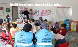 Erzincan Öğrenci Yurdu'ndan Miniklere 'Hayata Renk Kat' Projesi: Gönüllü Öğrencilerden Anlamlı Bir Etkinlik