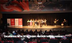 Erzurum’da Çocuklardan Nostalji Dolu 80’ler 90’lar Müzik Festivali