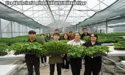 Erzincan’da lise öğrencilerinden tarımda büyük hedef: 1 milyon fide üretimi