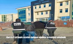 Polis Ekipleri Kars’ta Firari Kardeşleri Kıskıvrak Yakaladı
