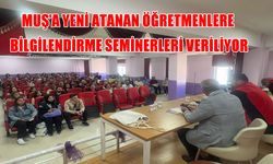 Muş’ta yeni atanan öğretmenlere terörle mücadele eğitimi veriliyor