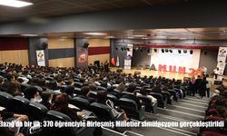Elazığ’da Bir İlk: 370 Öğrenciyle Model Birleşmiş Milletler Konferansı Düzenlendi