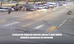 Erzincan’da 8 Aylık Bebeğin Boğazına Yiyecek Kaçtı: Bekçiler Heimlich Manevrası ile Kurtardı