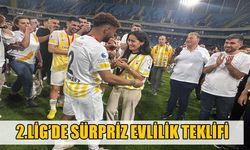 Muşspor’da çifte mutluluk: 2. Lig maçında sürpriz evlilik teklifi