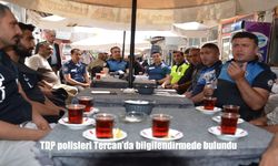 Tercan’da TDP Polislerinden Vatandaşlara ve Öğrencilere Güvenlik Bilgilendirmesi