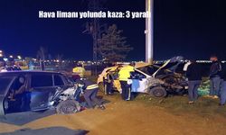 Erzurum Hava Limanı Yolunda İki Araç Çarpıştı, Yaralı Sayısı 3’e Yükseldi