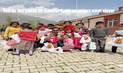 Van’da Umudun Adı: Her Çocuk Bir Umuttur Vakfı, Binlerce Çocuğa Destek Olmaya Devam Ediyor