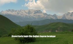 Baharın Gözdesi: Zirvesi Karla Kaplı Cilo Dağları Yüksekova’da Büyüleyici Görüntüler Sunuyor