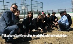 Yüksekova’da Atatürk Anadolu Lisesi Öğrencilerinin Tarım Seferberliği