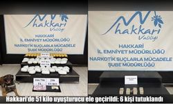 Hakkari'de 51 kilo uyuşturucu ele geçirildi: 6 kişi tutuklandı
