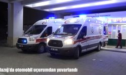 Elazığ'da otomobil uçurumdan yuvarlandı: 1 ölü, 2 yaralı