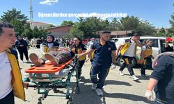 Sağlık Hizmetleri MYO Öğrencilerinden Etkileyici Acil Müdahale Tatbikatı