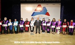 AİÇÜ’de bilim, sanat ve sporun buluştuğu mezuniyet töreni gerçekleşti