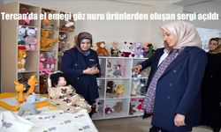 Tercan’da Hayat Boyu Öğrenme Haftası’nda El Emeği Göz Nuru Sergisi Ziyarete Açıldı