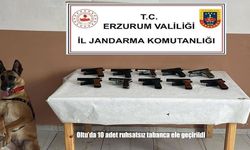 Erzurum Jandarmasından Başarılı Operasyon: Oltu’da 10 Tabanca ve Şarjör Ele Geçirildi