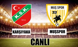 Muşspor-Karşıyaka rövanş maçı CANLI