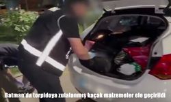 Batman’da Torpidoya Saklanan Kaçak Ürünler Polis Takibinden Kaçamadı