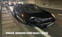 Malatya Erkenek Tüneli'nde trafik kazası: Sürücü yaralı olarak hastaneye kaldırıldı