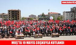 Muş’ta 19 Mayıs coşkusu: Gençlik Bayramı renkli etkinliklerle kutlandı