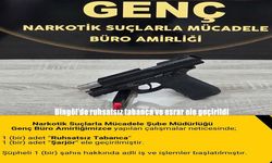 Bingöl’de polis operasyonu: Ruhsatsız tabanca ve reçine esrar ele geçirildi