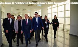 Bakan Kurum, AK Parti Malatya İl Başkanı Ali Bakan'ın Sağlık Durumu Hakkında Bilgi Aldı