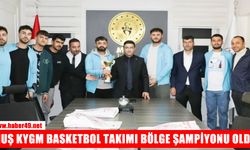 Bölge şampiyonu olan Muş KYGM Basketbol takımından Müdür Taşdemir'e ziyaret
