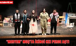 Muş’ta tiyatroya yoğun ilgi: 'Meryem' ikinci kez perde açtı