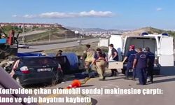 Ankara Etimesgut’ta kontrolden çıkan otomobil can aldı