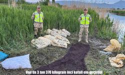 Van Gölü’nde kaçak av alarmı: 3 Ton 370 kilogram inci kefali ele geçirildi