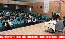 Malazgirt’te öğretmenler yıl sonu değerlendirmesi için toplandı