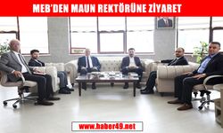 MEB Yetkililerinden Muş Alparslan Üniversitesi Rektörüne Ziyaret