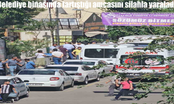 Belediye binasında tartıştığı amcasını silahla yaraladı