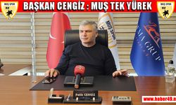 Muşspor Başkanı Cengiz’den teşekkür: Herkes tek yürek oldu