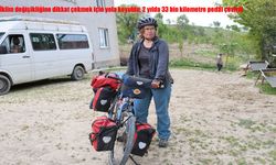 İklim değişikliğine pedal çevirdi: Alman Mühendis 33 bin kilometrelik yolculukta Elazığ’a ulaştı