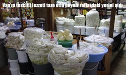 Van’ın Meşhur Taze Otlu Peyniri Yeni Sezonda Tezgâhlarda Yerini Aldı