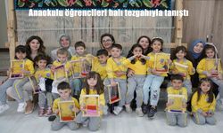 Erzurum'da Anaokulu Öğrencileri Geleneksel Kilim Dokuma Sanatını Yerinde Deneyimledi